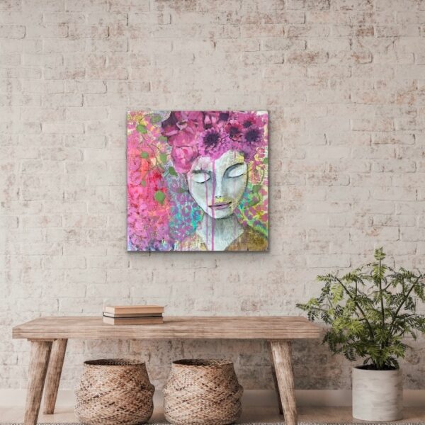 "Flower Girl" (12" x 12") - Image 11