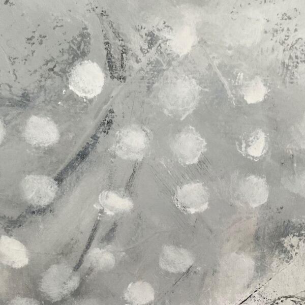 "Snowflakes on The Screen Door" (24" x 24") - Image 3